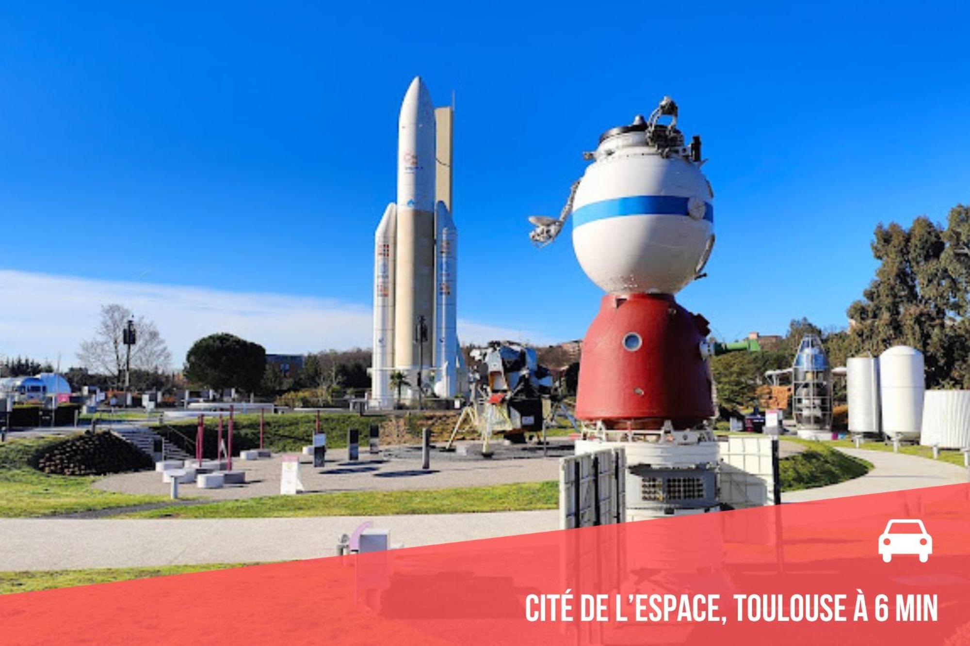 " Cote Parc " Cite De L'Espace - Balcon - Piscine Тулуза Екстер'єр фото